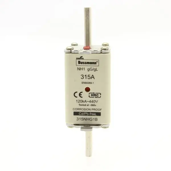 EATON - NH FUSE 315A 440V GG/GL SIZE 1 NH-Sicherungseinsatz 315A NH1 440VAC gL/gG Stirnk Sofort Bestellen