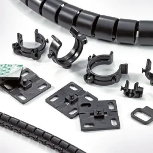 Begrenztes Angebot Hellermann Helawrap-Zubehör HWCLIP20-HIRHS-BK-50