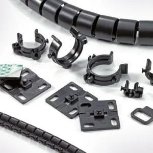 Billig Hellermann Helawrap-Zubehör HWCLIP25-HIRHS-BK-50