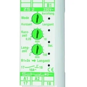 Schalk Lichtzeit-Impulsschalter mit 3 Modi 1S 16A ZS 2 Neu