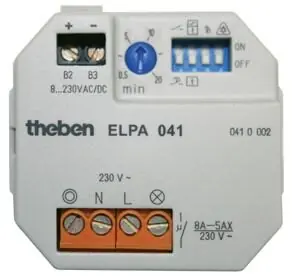 Saisonangebot Theben Treppenlicht-Zeitschalter UP mit 12 Funktionen ELPA 041 UP