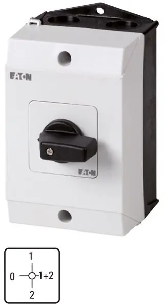 Must-Have EATON - T0-2-15114/I1 , zzgl. Metallzuschläge Lastschalter 2p 4kW Umschalt 20A