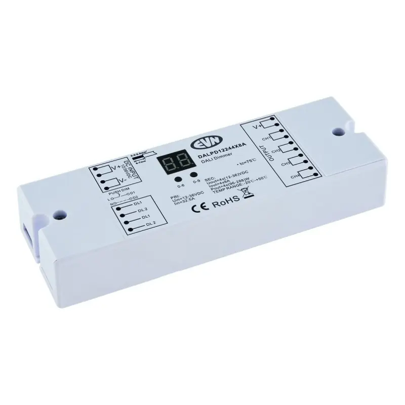 Garantierte Lieferung EVN - DALPD12244x8A LED-Steuerung 384-1152W 8000mA 36V IP20 DALI