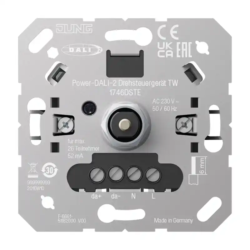 Direkt Vom Hersteller JUNG Dali-Potentiometer UP Taste 230V 1746 DSTE 2mA Lichtwertspeicher