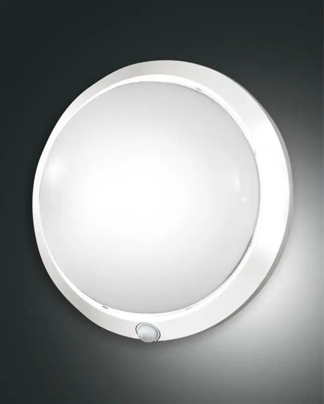 FABAS-LUCE Sensorleuchte 42W AGL Kst_opal E27 ws IP44 2796-61-102 Wochenendangebot