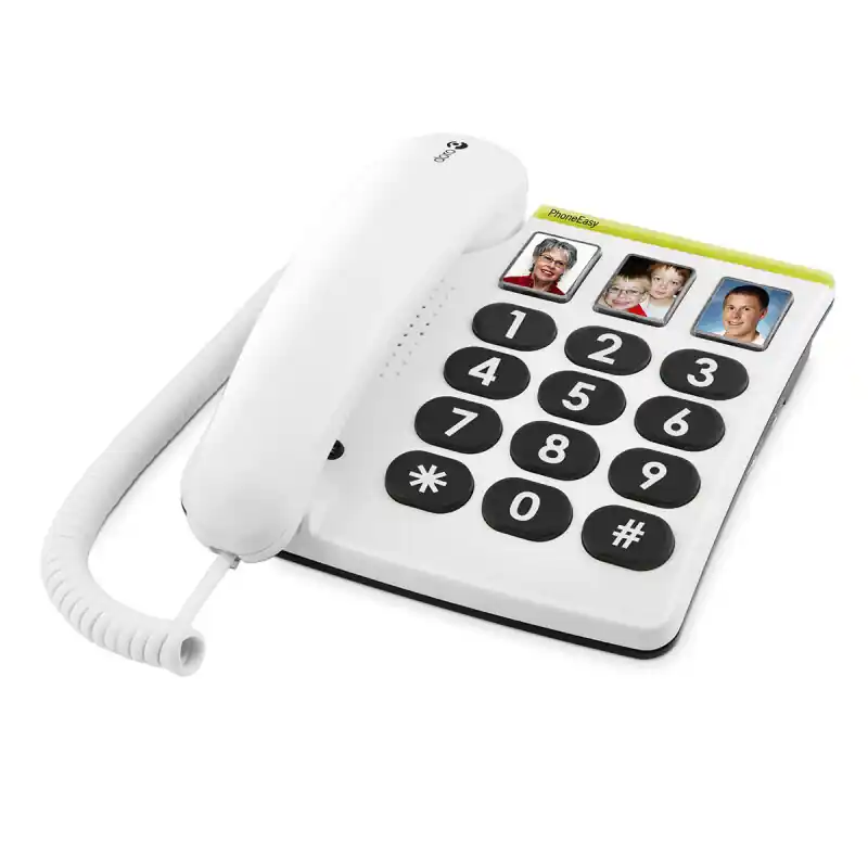 Expressversand I V S Großtastentelefon schnurgebunden doroPhoneEasy331phws