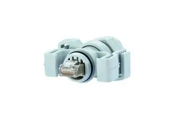 BTR 130906-03-E Stecker E-DAT industry 8(8) grau IP67 mit Verriegelungsplatte Saisonangebot