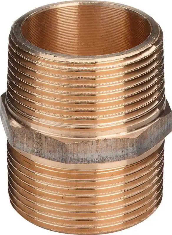 Rotguss-Doppelnippel 3280 11/4 DVGW, mit Mehrkant" Top-Angebot