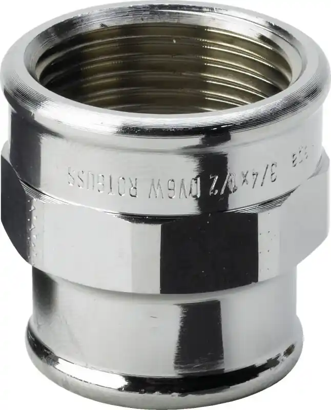 Top-Angebot Rotguss Muffe 3240 1/2x3/8 verchromt, reduziert"
