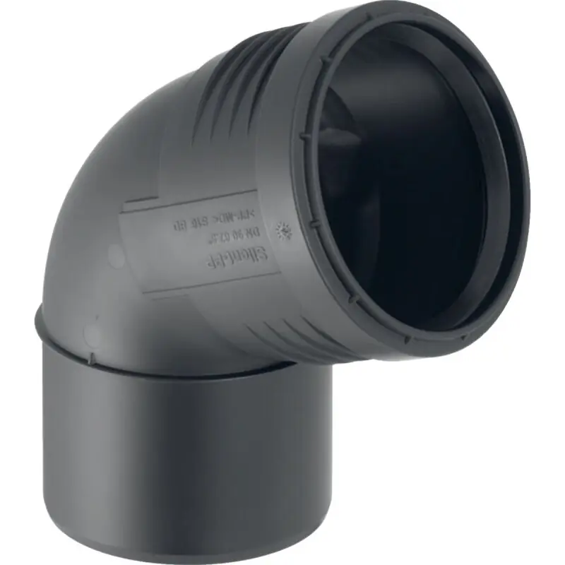 Markenware Geberit Bogen DN 90 67 Grad Silent-PP d90 mit 1 Muffe