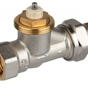 Beliebt HONEYWELL Thermostatventilkörper SX Messing vernickelt, Durchgang, 1/2"