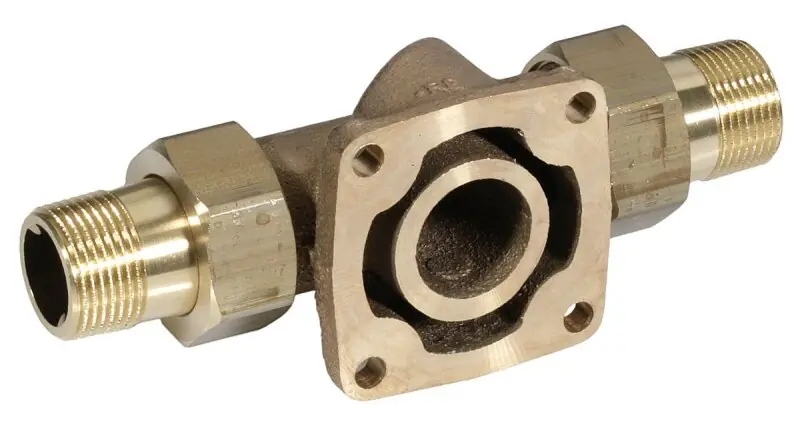 Drehbares Anschluss-Stück DA74C Messing, R1, A Preisknaller