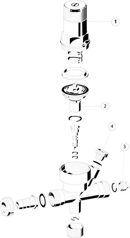 Füllarmatur m. Einstellanz VF06 1/2 ", A Geprüft