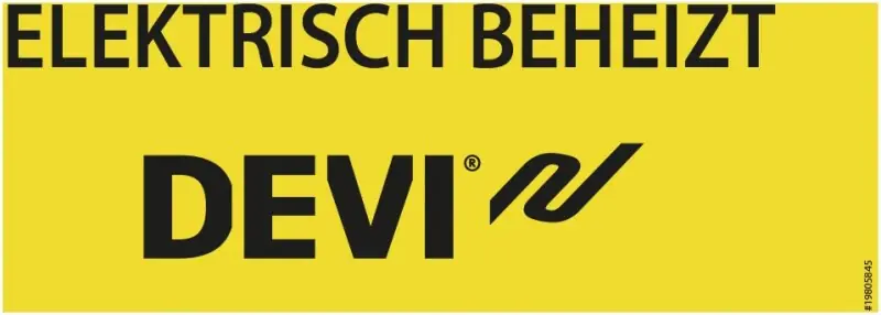Devi Kennzeichnungsaufkleber -Elektrisch beheizt- 19-805845 Beliebt