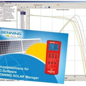 Versand Am Gleichen Tag BENNING - BENNING SOLAR Manager Zubehör PV-Datenlogger PC-Software