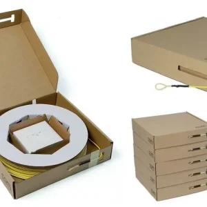 CCM 951232 FTTH-SPIDERLINE-ANSCHLUSSDOSEN Kupplung LCAPC/D AP-Anschlussdose 80 x 80 R&M 50 Meter 2 Fasern Mega-Angebot