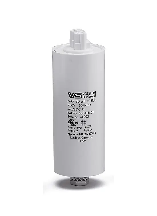 Zertifiziert Vossloh 506495 Kondensator 7µF Kunststoff weiß Typ 41009